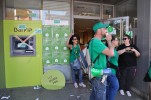 Acció de protesta de la PAH davant l'oficina de Bankia de la Rambla Sant Jordi -Imatge 2-