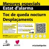 Afectacions i mesures especials després de la nova declaració de l'Estat d'alarma per la COVID-19 -Imatge 3-