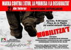L'Associació d'Aturats presenta la marxa del 27F al Parlament -Imatge 2-
