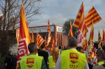 Protestes per la sanció a 22 treballadors de Port Parés (grup Serhs) -Imatge 3-