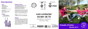 El Pacte pel Lleure presenta els Casals d'Estiu 2014 -Imatge 2-