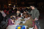 Famílies de l'AFA Els Pinetons tornen a protestar i acampanyar per la secundària  -Imatge 4-