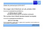 Comença el termini per a la preinscripció escolar -Imatge 3-