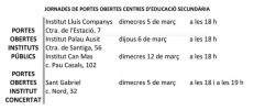 Comencen les portes obertes als centres educatius -Imatge 3-