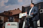 La plaça del Molí s'omple a vessar per escoltar Oriol Junqueras i Gabriel Rufián -Imatge 3-