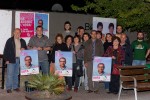 Municipals 2011<br>Enganxada de cartells del CpR -Imatge 3-