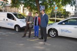 L'Ajuntament rep dos nous vehicles elèctrics cedits per l'AMB i Nissan per a la flota municipal  -Imatge 2-