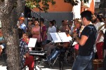 La coral d'Aspasur ofereix un concert de conegudes cançons al pati del Centre Cultural -Imatge 2-