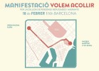 Suport a la manifestació 'Volem acollir' per a l'acollida de persones refugiades i migrants -Imatge 4-