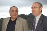 El conseller d'Obres Públiques, Joaquim Nadal, visita les obres del Bus VAO -Imatge 3-