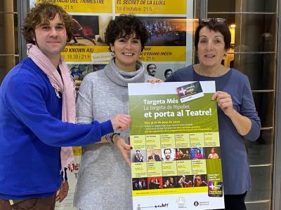 La Targeta Ms! et porta al teatre durant tota la temporada de l'Associaci d'Espectadors -Imatge 1-