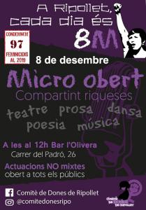 Cada dia s 8M: III Micro Obert Feminista -Imatge 1-