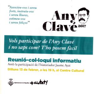 Reuni-colloqui informatiu sobre com participar a l'Any Clav -Imatge 1-
