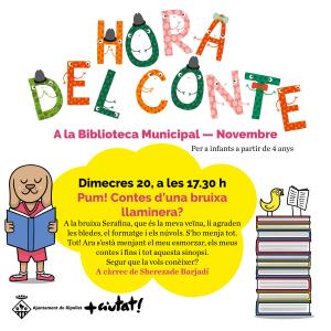 L'hora del conte: "Pum! Contes d'una bruixa llaminera" -Imatge 1-