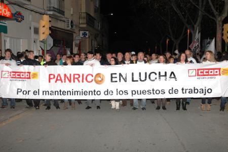 Els treballadors de Panrico es manifesten contra les denúncies de l'empresa -Imatge 1-