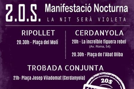 El Comitè de Dones organitza divendres una manifestació nocturna per l'"Emergència Feminista" -Imatge 1-