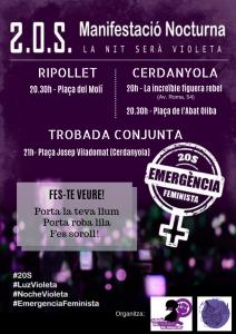 Manifestaci nocturna per l'Emergncia Feminista -Imatge 1-