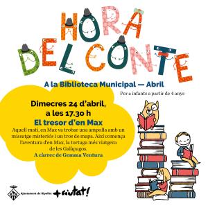 Hora del conte: "El tresor d'en Max" -Imatge 1-