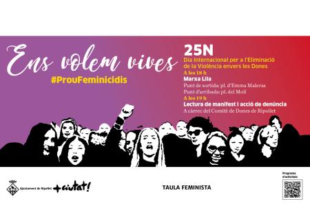 La Marxa Lila pren Ripollet aquest 25N -Imatge 1-
