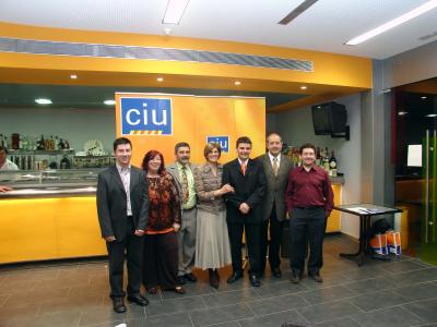 MUNICIPALS 2007: CiU presenta la llista electoral -Imatge 1-