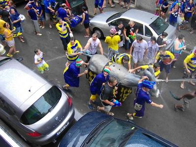 Tothom a remullar-se en el Correaigües i el Burricorni #FMripollet16 -Imatge 1-