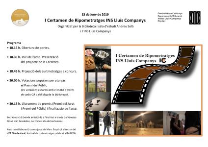 I Certamen de Ripometratges Institut Llus Companys -Imatge 1-