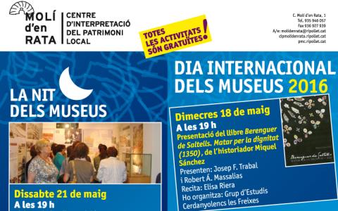 Visites teatralitzades al Molí d'en Rata en el Dia Internacional dels Museus -Imatge 1-