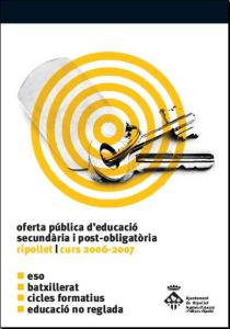Oferta pblica d'educaci secundria i post-obligatria Ripollet 2006-07 -Imatge 1-