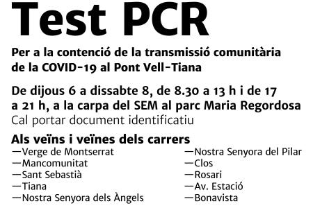 S'inicia a Ripollet una estratègia de contenció de la transmissió comunitària de la Covid-19 -Imatge 1-