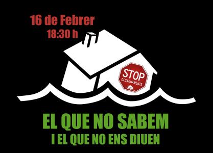 Xerrada de la PAH sobre les diferents clàusules hipotecàries -Imatge 1-