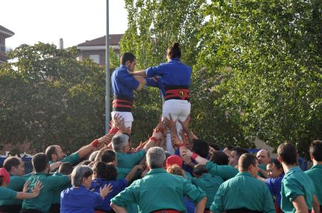 Els castellers de Berga i Sabadell celebren una jornada castellera sense por #FMRipollet17 -Imatge 1-