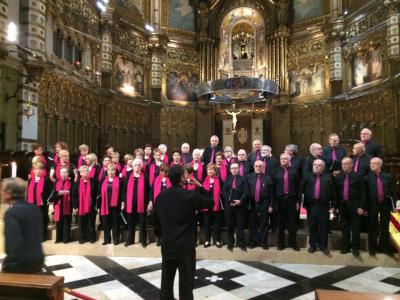 Sortida a Montserrat de la Societat Coral El Vallés -Imatge 1-