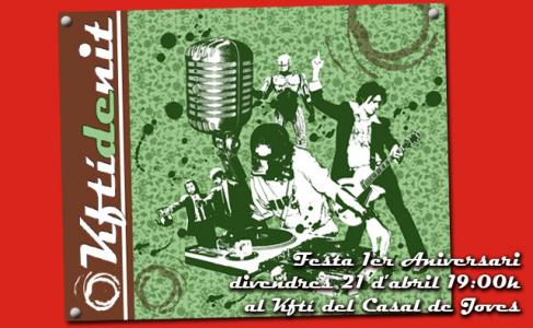 Festa 1er aniversari<br>El Kftí posa en marxa la programació estable de nit -Imatge 1-