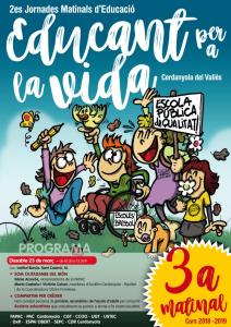 Els Drets Humans i la Solidaritat centraran la tercera matinal d'Educant per a la vida -Imatge 1-