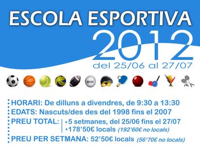 S'obren les inscripcions de l'escola esportiva del PAME -Imatge 1-