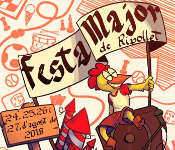 Mireia Garrido guanya el Concurs de cartells de Festa Major amb "Bismuth" -Imatge 1-