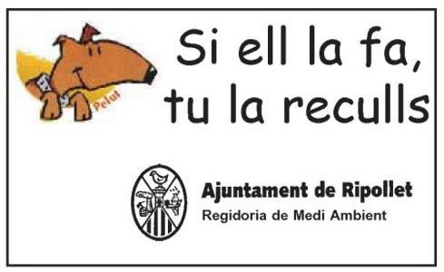 Torna la campanya 'Si ell la fa, tu la reculls' -Imatge 1-