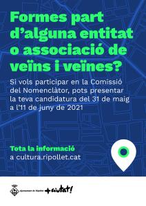 Obert el termini de presentaci de candidatures per formar part de la Comissi de Nomencltor -Imatge 1-