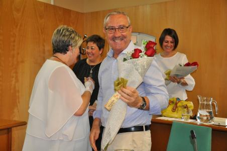 L'Ajuntament ret un càlid comiat a Juan Parralejo, Rosa Martín i Mar Viera -Imatge 1-