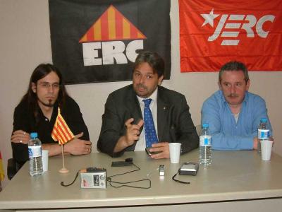 Trobada d´Ernest Benach amb l´agrupació d´ERC de Ripollet -Imatge 1-
