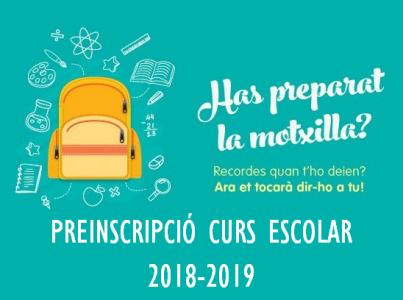 Obert el període de preinscripció del segon cicle d'educació infantil, primària i ESO -Imatge 1-