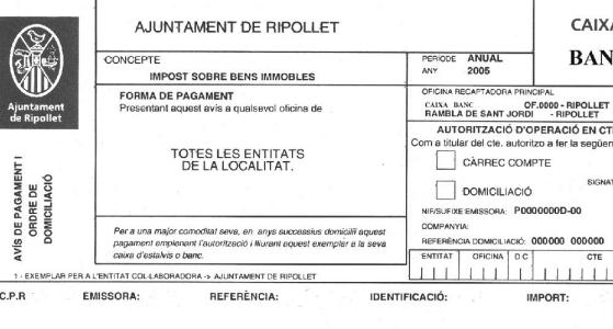 El PP torna a demanar la supressió de la taxa d´escombraries -Imatge 1-