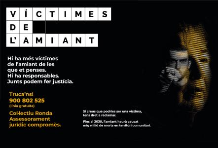 L'Ajuntament col·labora per a què les persones afectades per l'amiant reclamin justícia -Imatge 1-