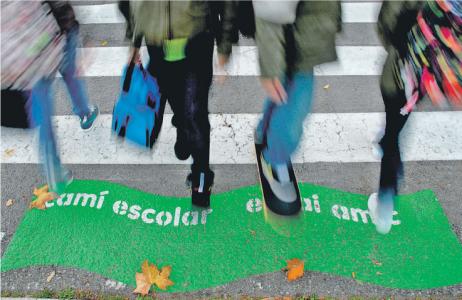 Primers passos del camí escolar de l'Escola Tiana -Imatge 1-