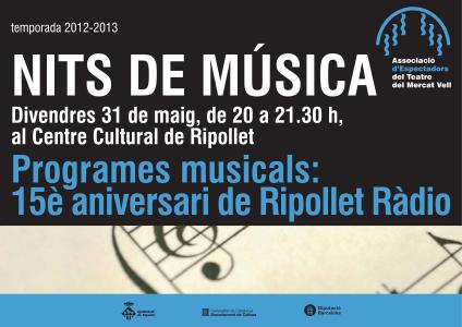 Nits de Música sobre Ripollet Ràdio -Imatge 1-