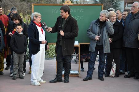 Bona rebuda dels <i>Optimistes </i> i el <i>Divendres</i> a Ripollet -Imatge 1-
