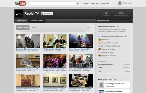 Ripollet TV publica nous videos sobre l'exposició de les riuades, Festa Major i els plens -Imatge 1-