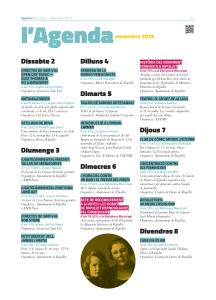 Agenda de novembre de 2019 -Imatge 1-