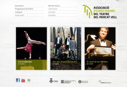 L'Associació d'Espectadors del Teatre del Mercat Vell presenta nova web -Imatge 1-