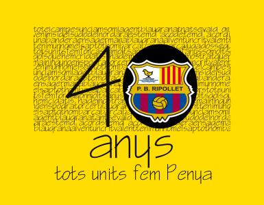 La Penya Barcelonista de Ripollet celebra el 40è aniversari -Imatge 1-